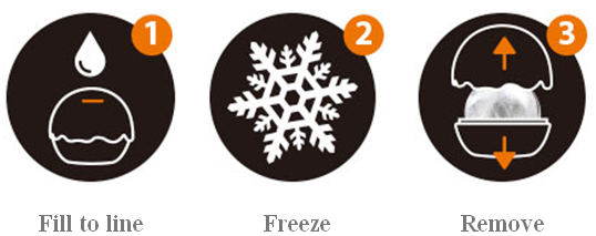 Ice Ball Moulds set of 2 - Final Touch