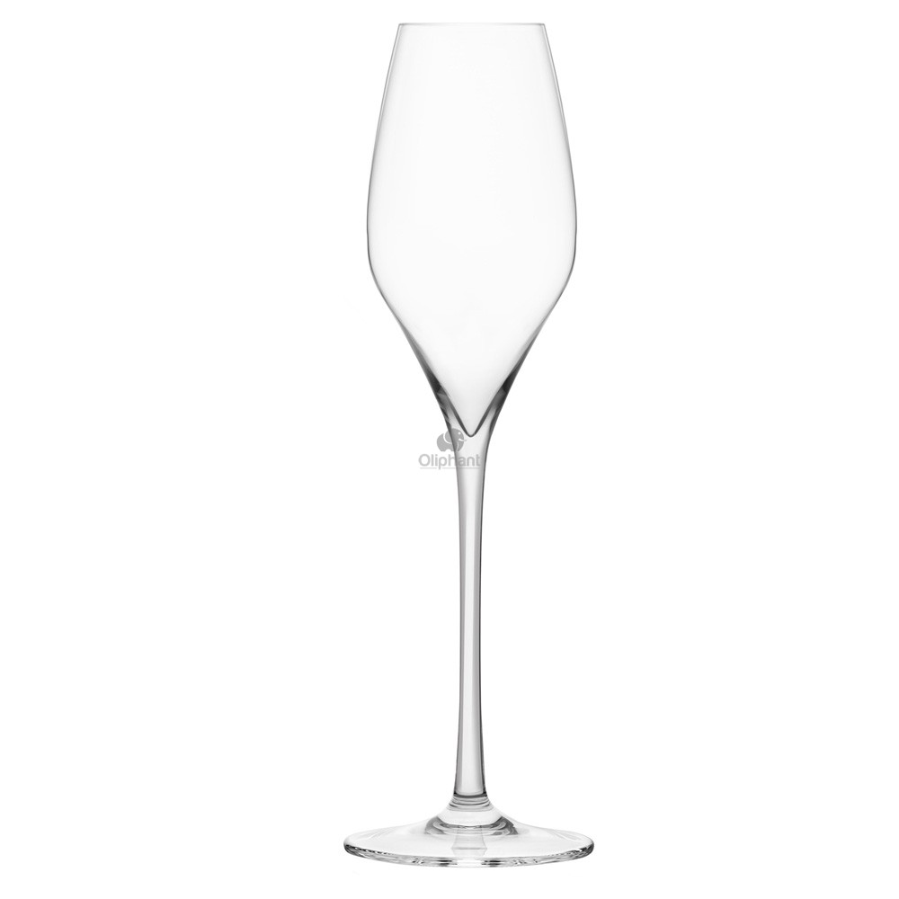 Pack of 2 Final Touch 100% Lead-free Crystal Champagne Flutes Glasses Made with DuraSHIELD Titanium Reinforced for Increased Durability Tall 27.8 cm 340ml 