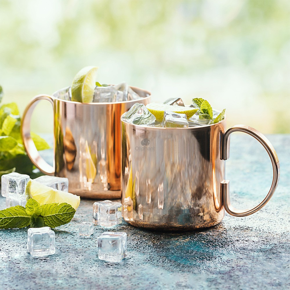 Final Touch Copper Plated Moscow Mule Mug