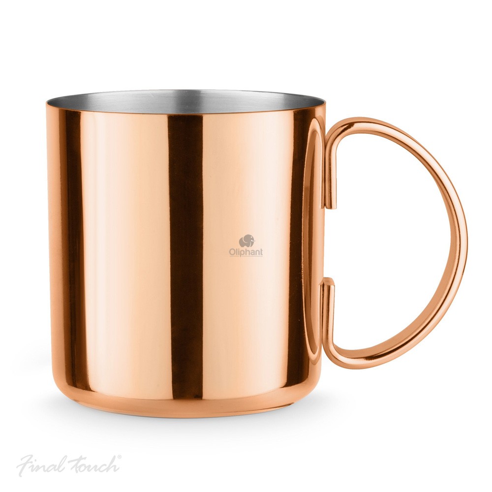 Final Touch Copper Plated Moscow Mule Mug