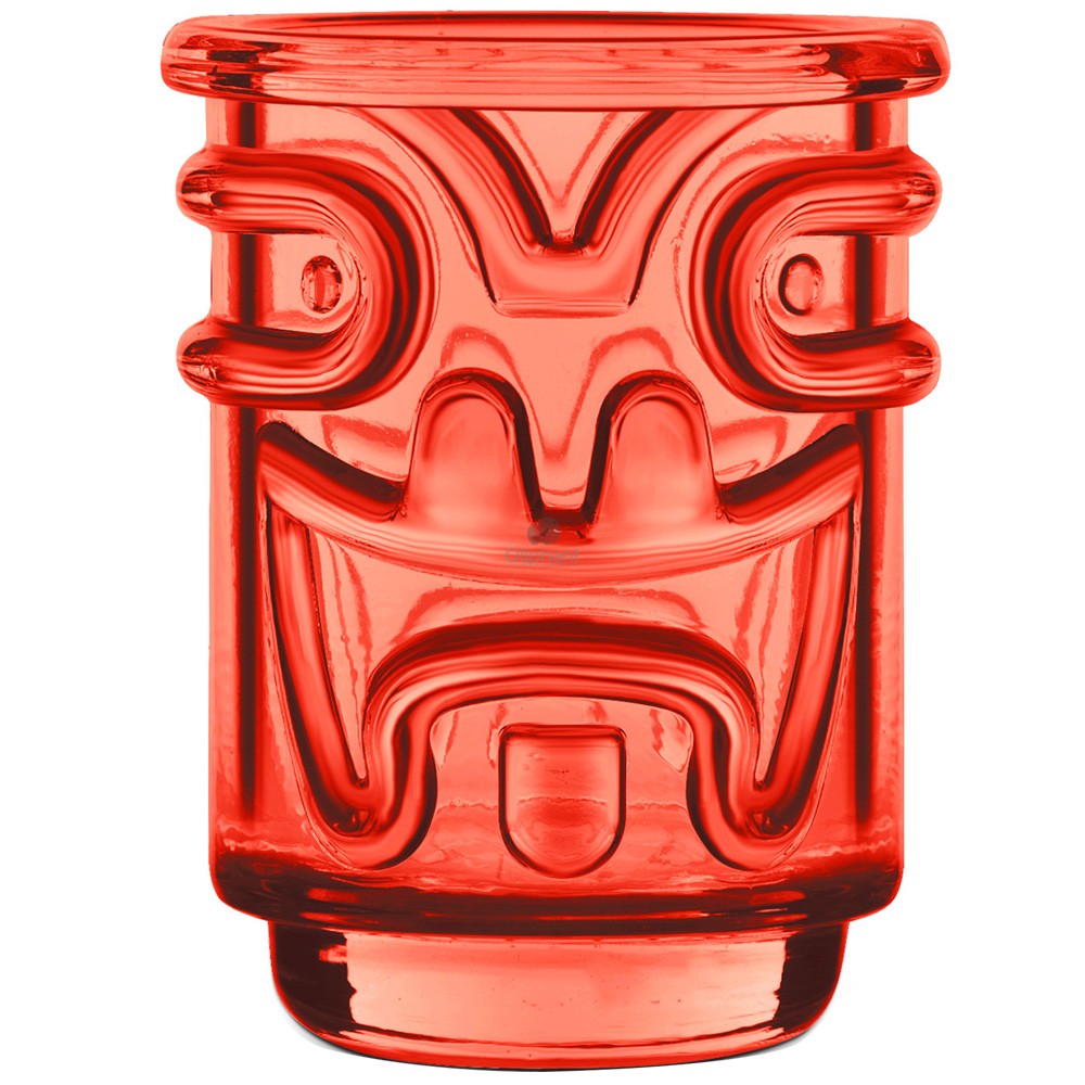 Final Touch Tiki Shot Glasses Coloured 4 Pack
