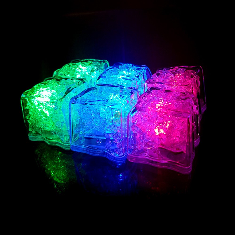 Mixology Flashing Ice Cubes 6 Pk