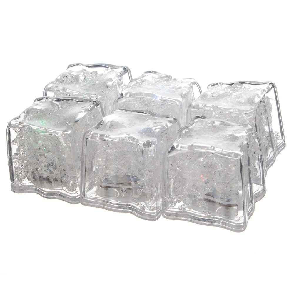 Mixology Flashing Ice Cubes 6 Pk