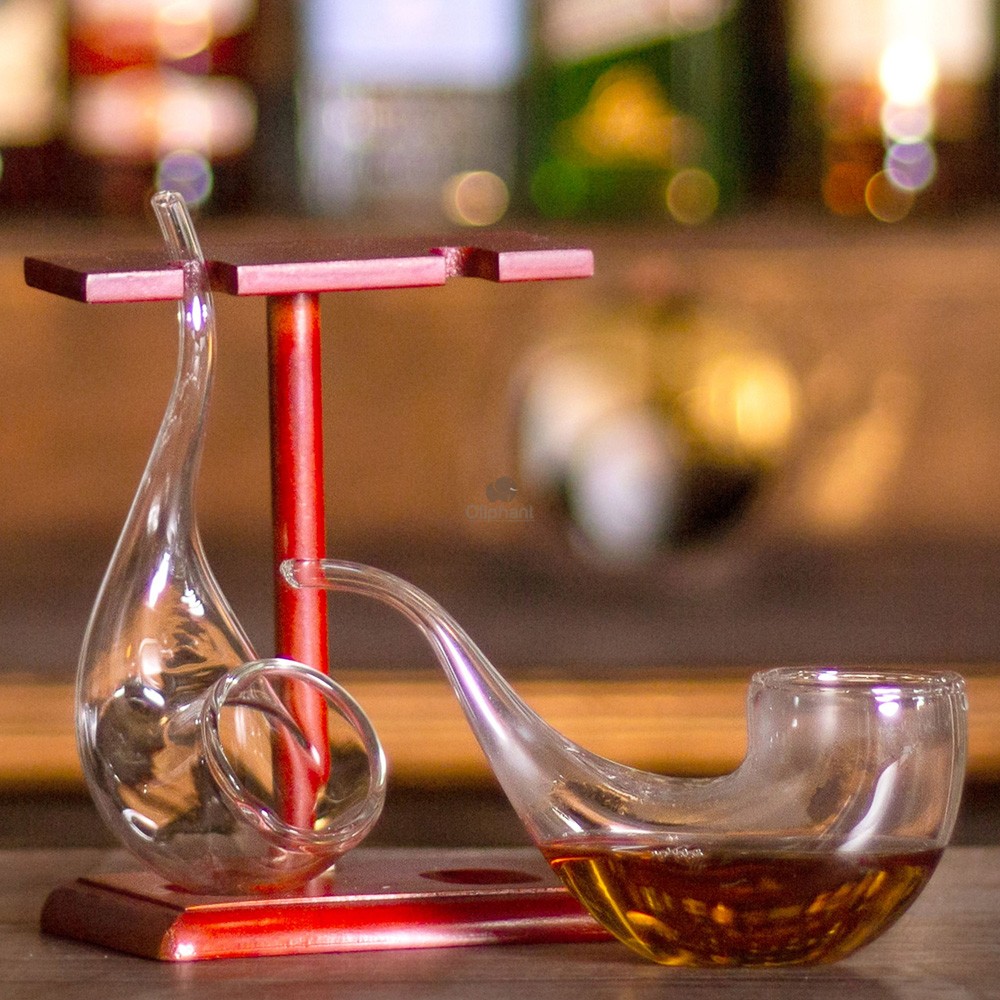 Bar Bespoke Two Piece Pipe Set with Stand