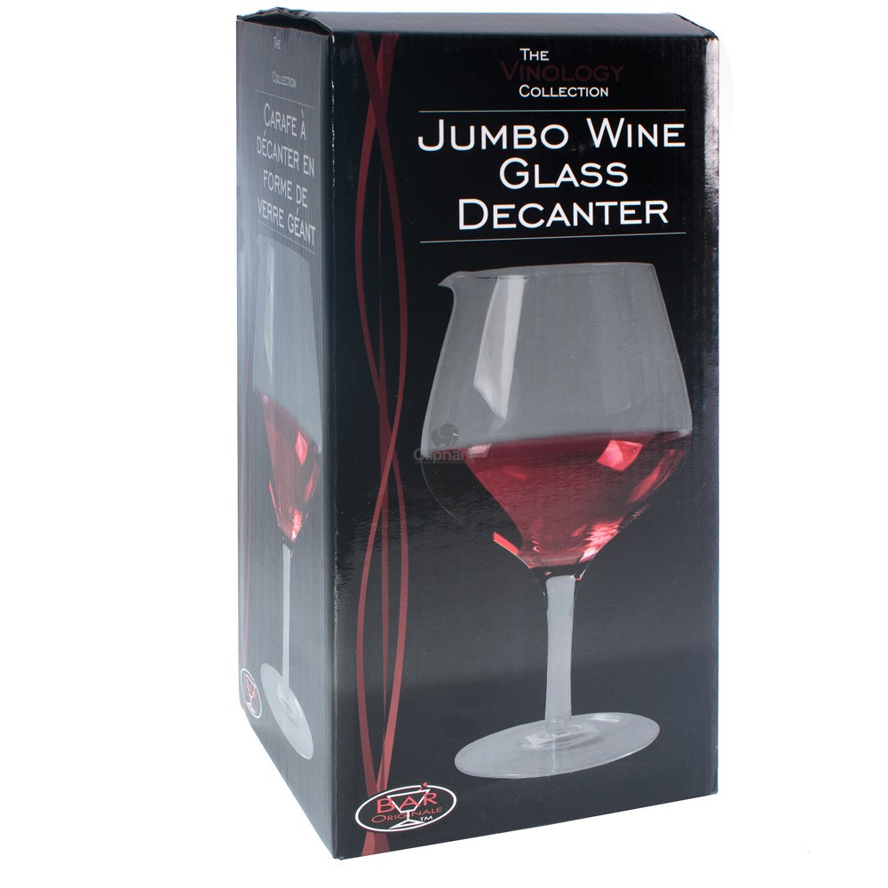 Jumbo Wine Glass Decanter