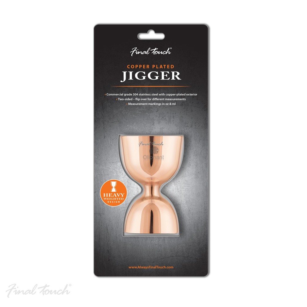 Final Touch Double Jigger Copper