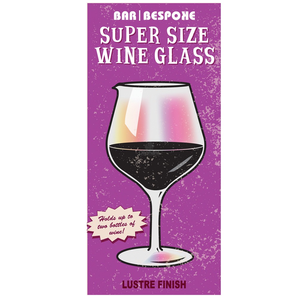 Bar Bespoke Giant Lustre Wine Glass