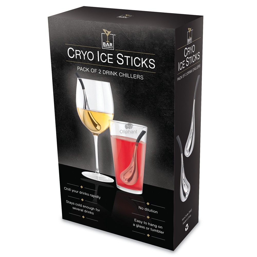 Bar Originale Cryo Ice Stick Drink Chillers 2 Pack