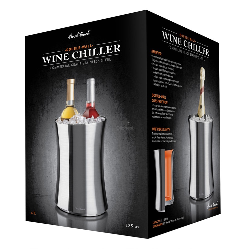 Final Touch Two Bottle Wine Chiller