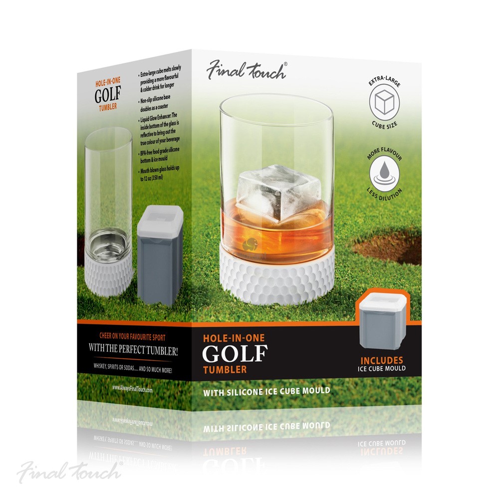 Final Touch Hole In One Golf Tumbler with Ice Mould