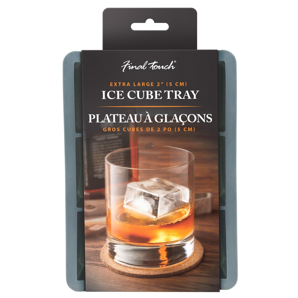 Final Touch Extra Large 2 Inch Ice Cube Tray