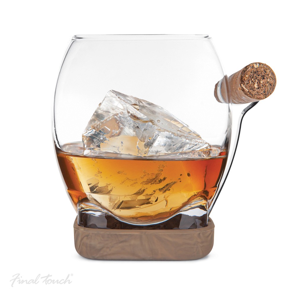 Final Touch Whisky Cigar Glass
