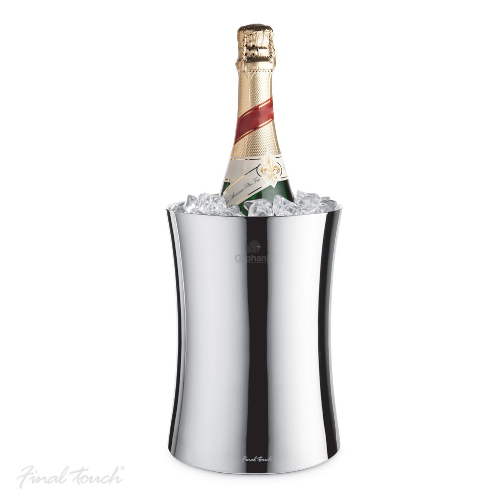 Final Touch Double Wall Stainless Steel Wine Chiller