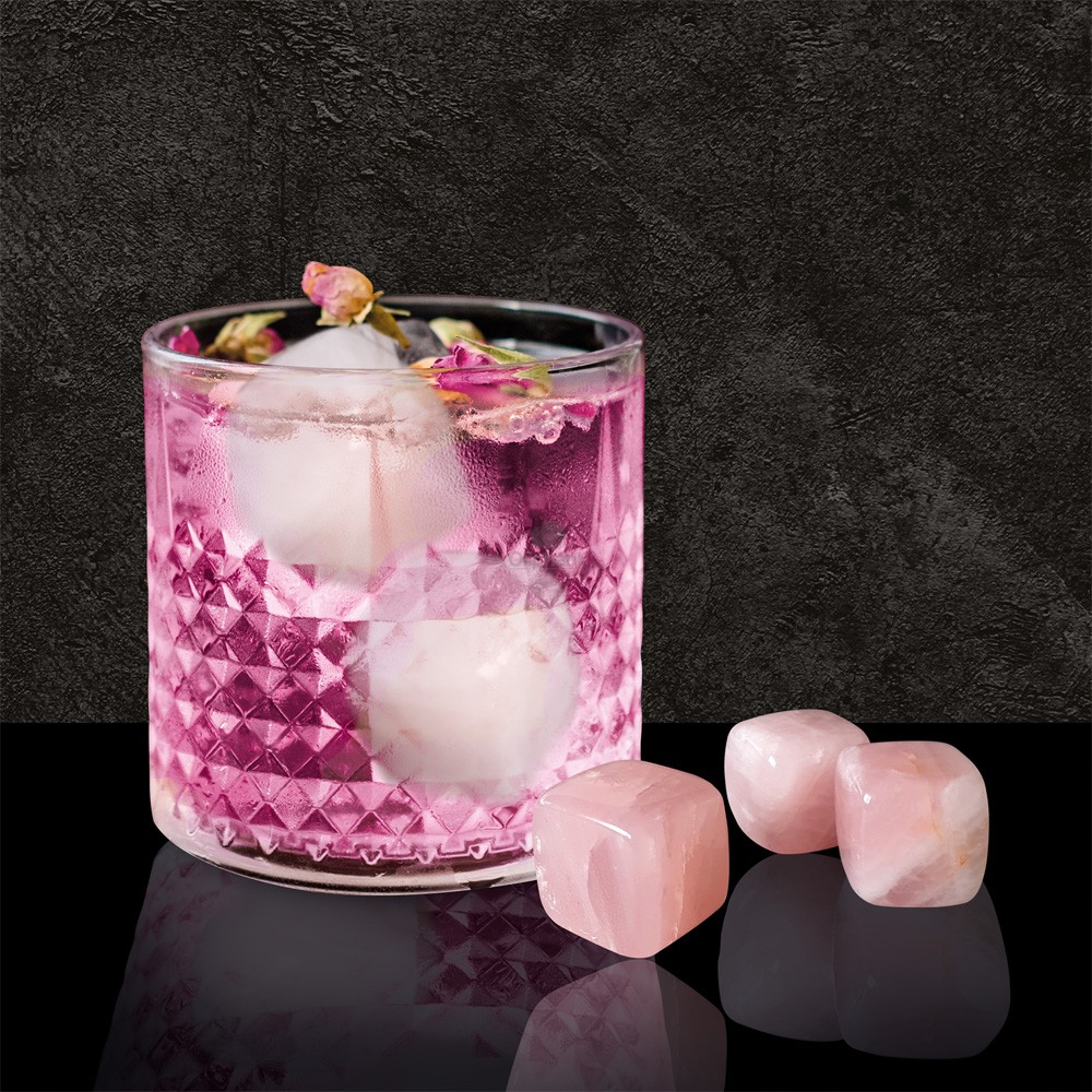Bar Originale Pink Quartz Chilling Stones 6 Pack