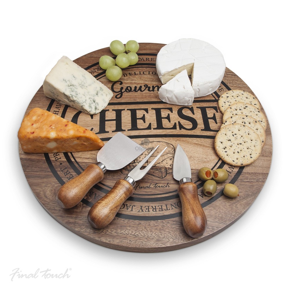 Final Touch 4 Piece Cheese Board Set