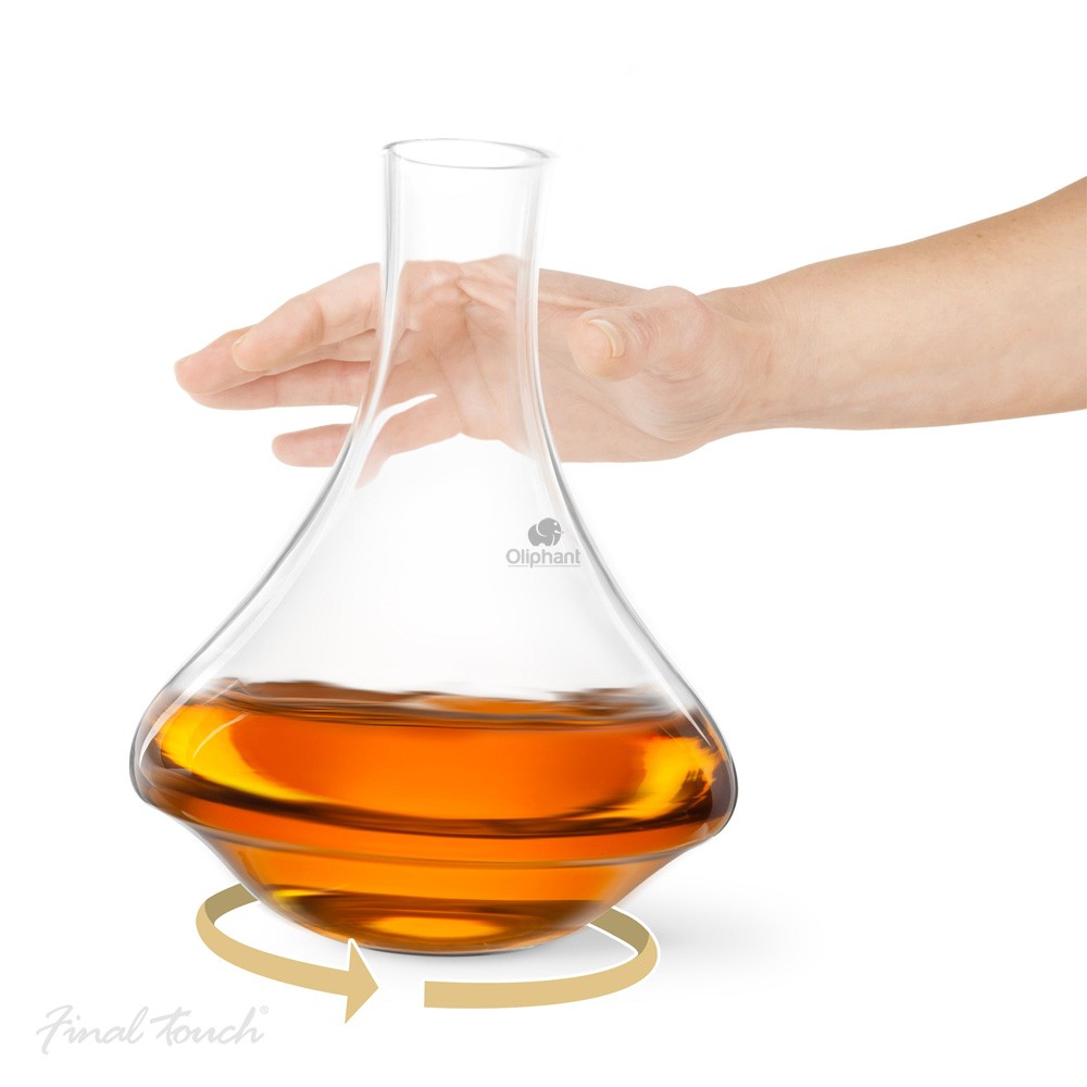 Final Touch Revolve Spirits Decanter with Stopper