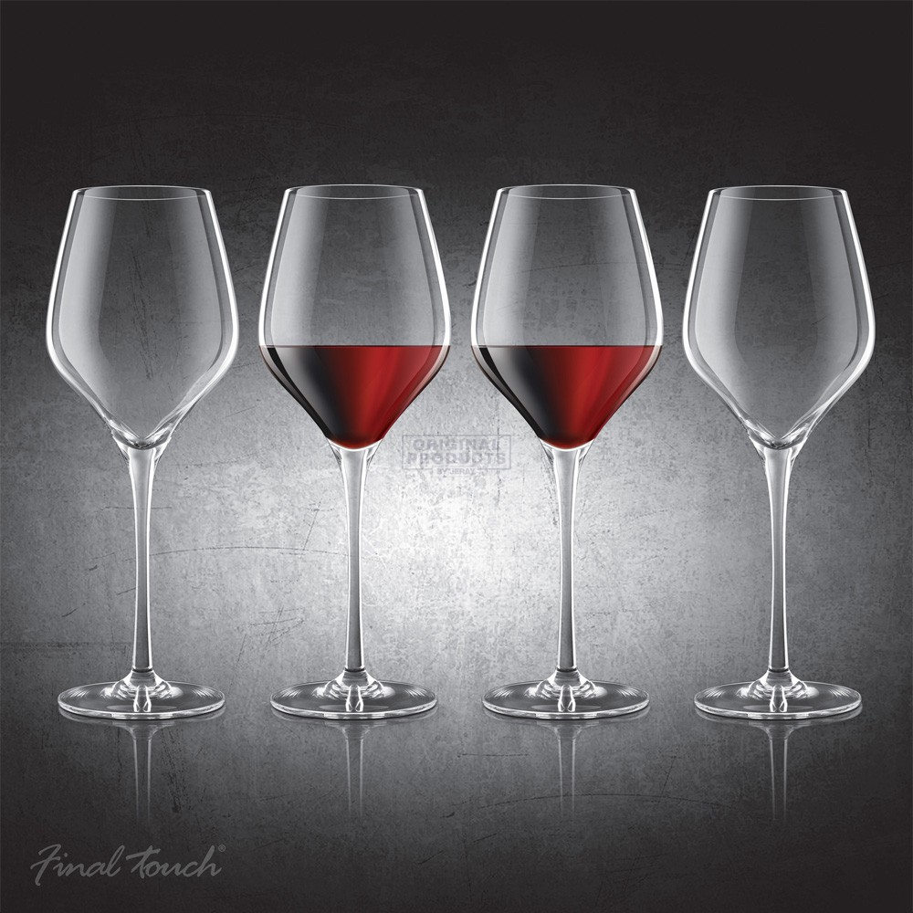 Final Touch Durashield Red Wine Glass 4 Pk