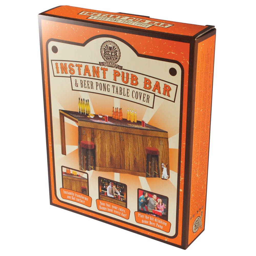 Instant Pub Bar & Beer Pong Table Cover