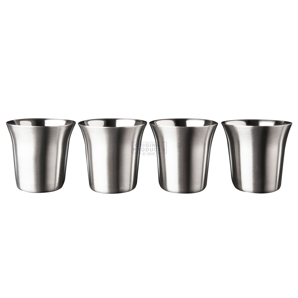 Final Touch Stainless Steel Shot Glass 4 Pack