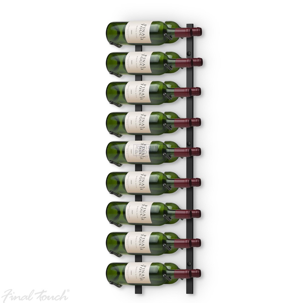 18 Bottle Wall Mounted Wine Rack