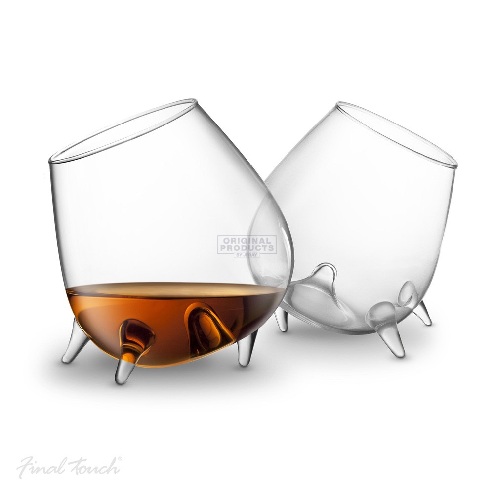 Final Touch Relax Cognac Glasses 2pk