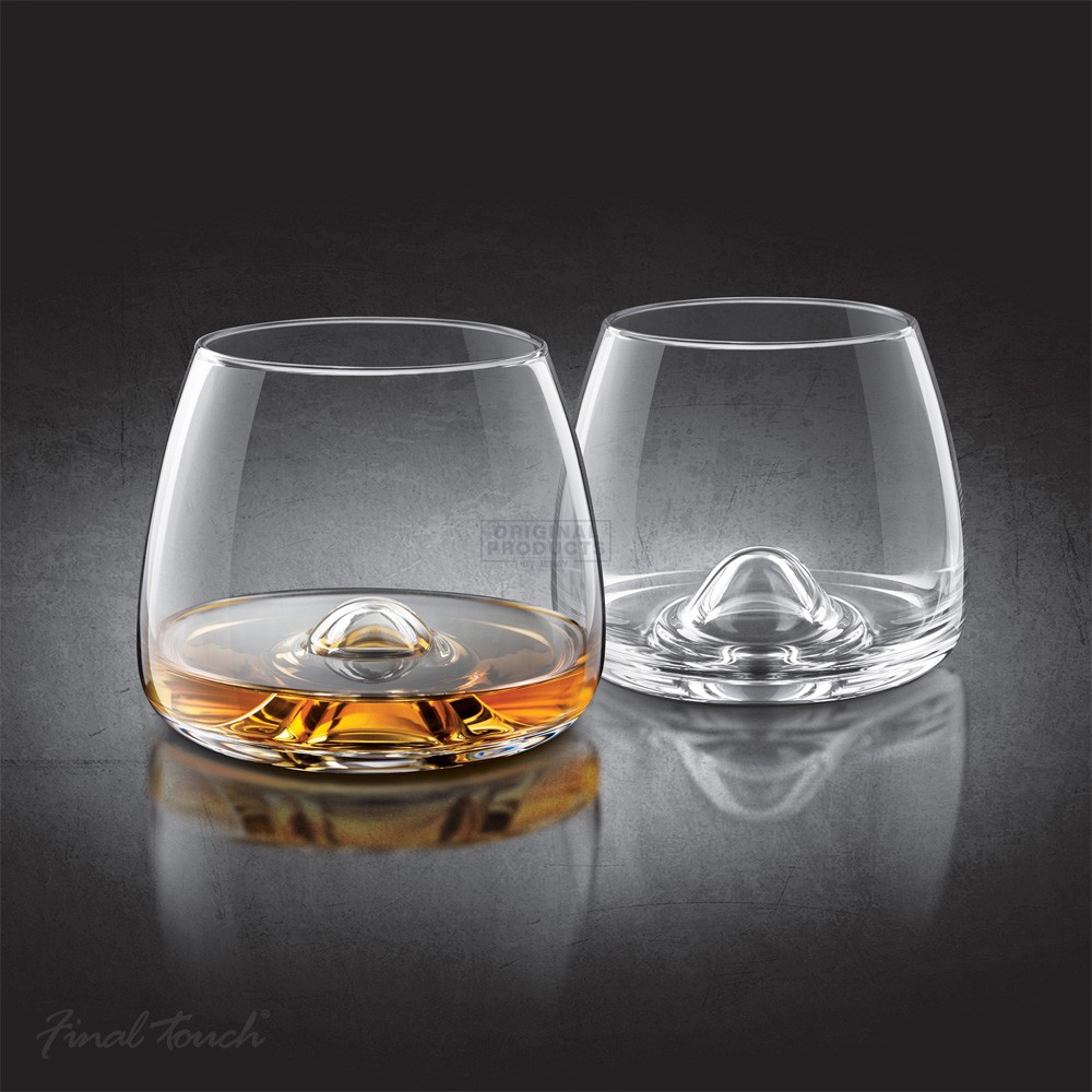 Final Touch Durashield Whisky Glass 2 Pk