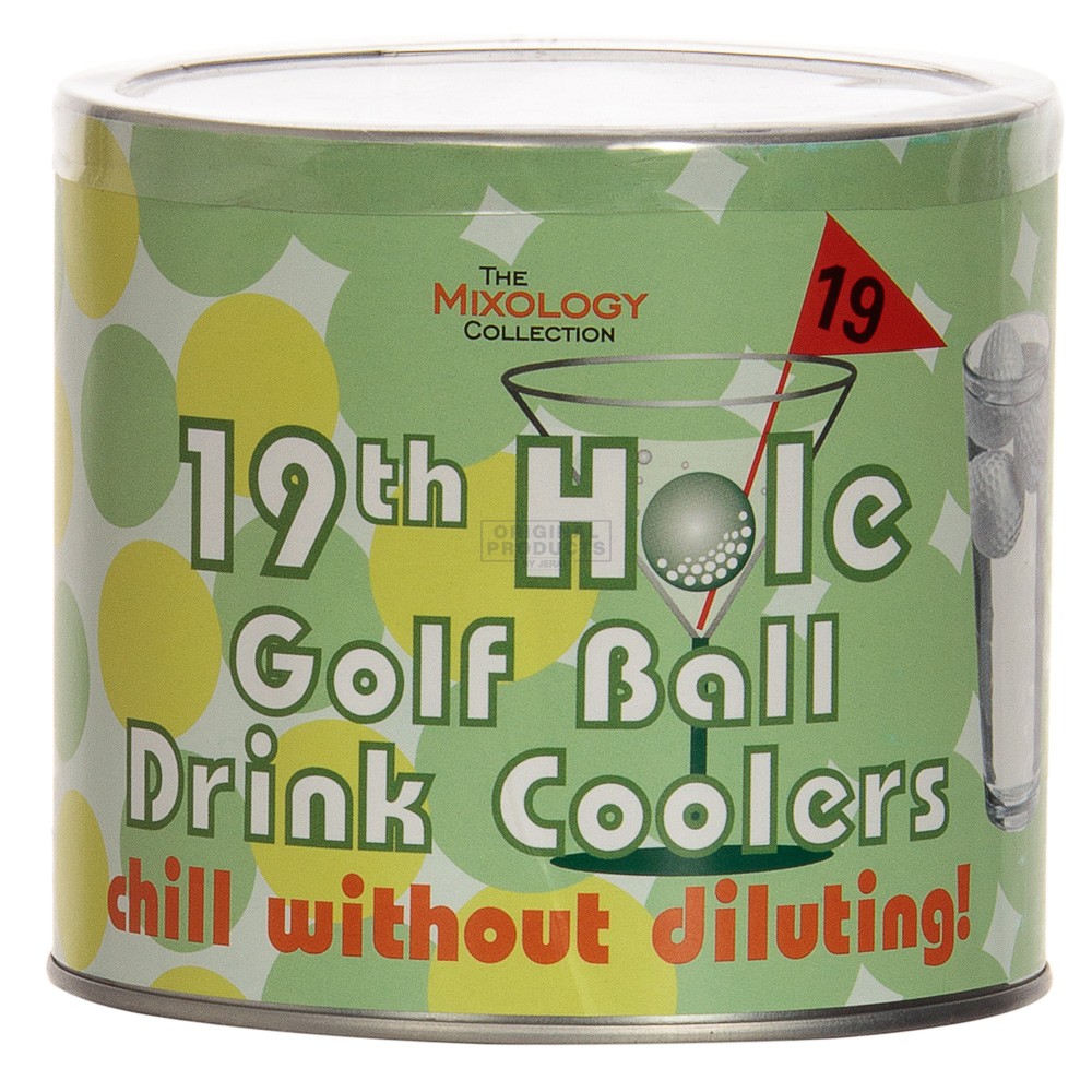 Novelty Reusable Golf Ball Drink Coolers - Pack of 12