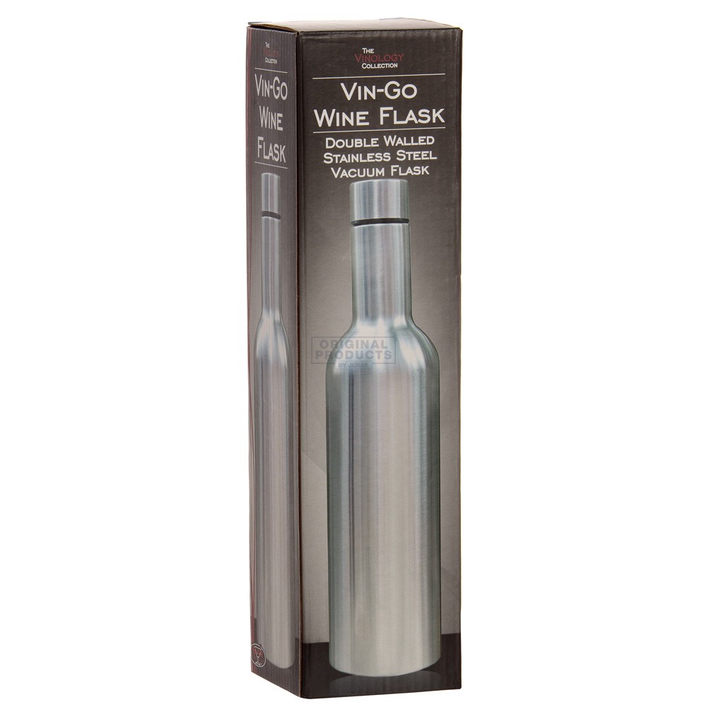 Vinology Vin-Go Wine Flask Stainless Steel