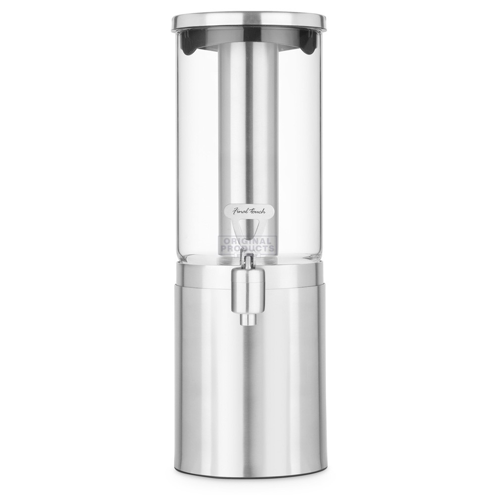 Final Touch 1.5L Stainless Steel & Glass Drinks Dispenser