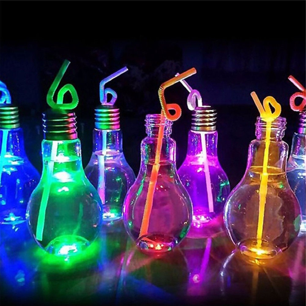 Mixology Flashing Light Bulb Glass