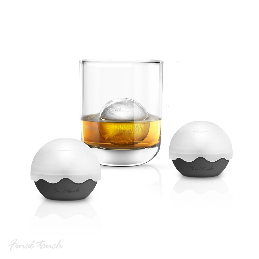 Final Touch Ice Ball Moulds 2pk