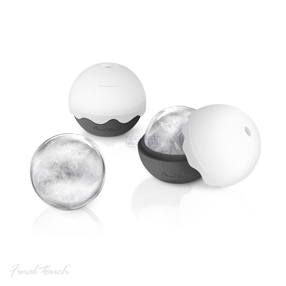 Final Touch Ice Ball Moulds 2 Pack