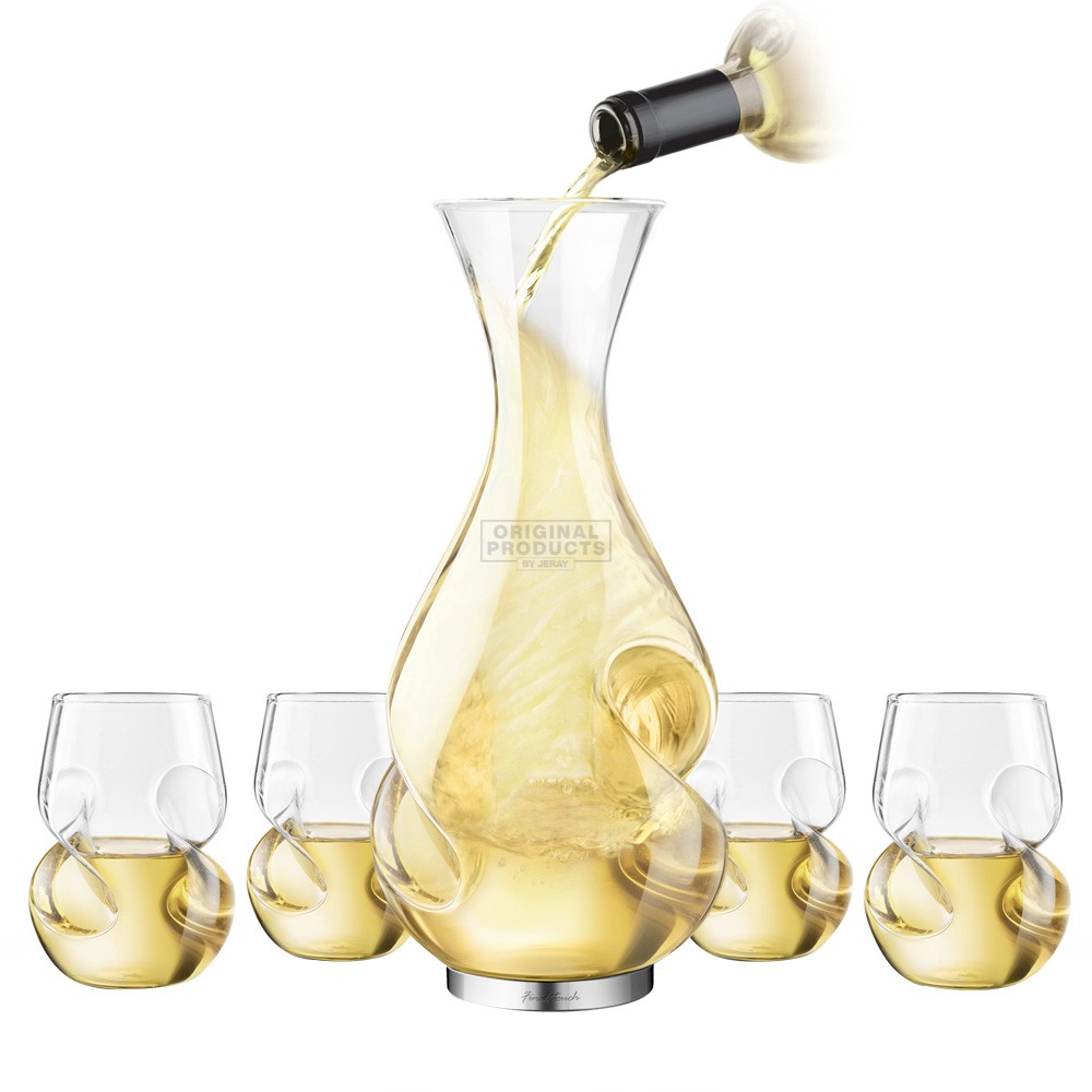 Final Touch L Grand Conundrum Aerator Decanter Set
