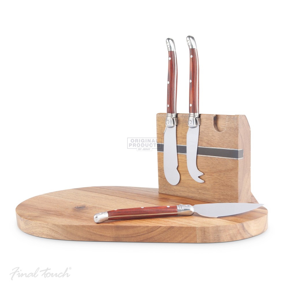 Final Touch 5 Piece Magnetic Cheese Board Set