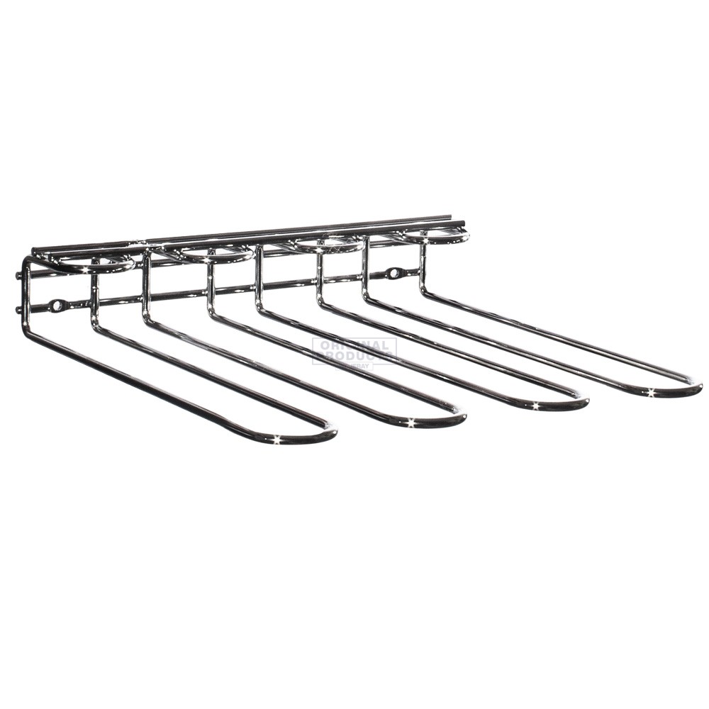 Vinology Wall Mounted Chrome Rack   3 Sections