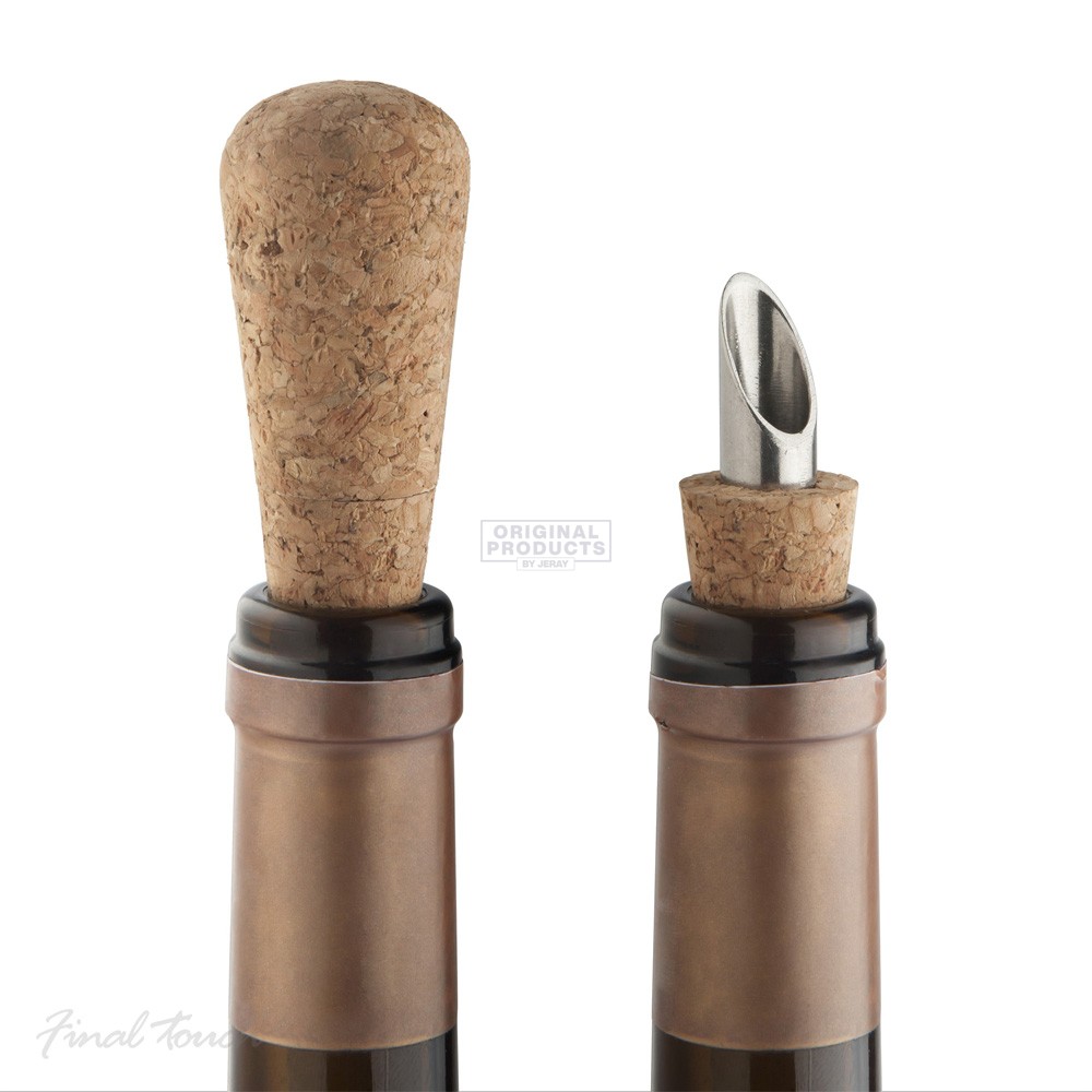 Final Touch 2-in-1 Cork and Pour Set